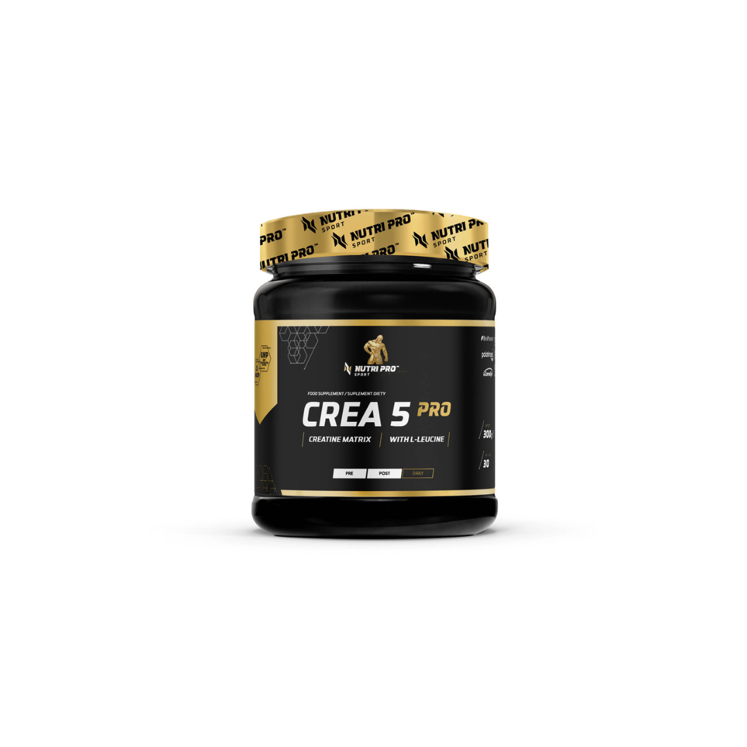 Crea 5 Pro Creatin Matrix 300g Granatapfel-Geschmack Nutri Pro Sport